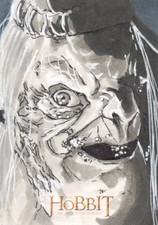 The Hobbit An Unexpected Journey, Sketch Card by Damien Torres 1/1
