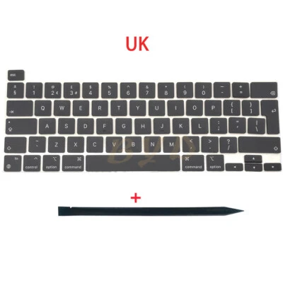 New UK Keyboard Keycaps For Macbook Pro Retina 13" M1 A2338 Key Cap 2020 Year - Image 1 of 4