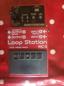BOSS Rc-3 Loop Station Pedal With Manual, Boxed 