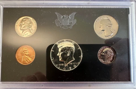 1970 S United States Proof Set Cover
