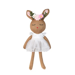 Kinder Mädchen Plüsch Puppe Kun Si Hase Schlafbegleiter Geschenk Geburtstagsgeschenk - Bild 1 von 7