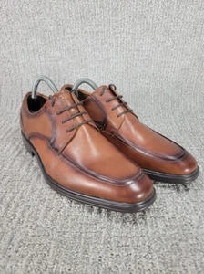 FLORSHEIM Men's Tan Brown Leather Lace Up Shoes Size 10 M Dress Shoes - Picture 1 of 11