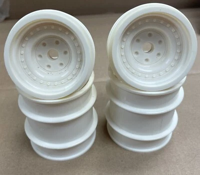 Kyosho Sideways UM55 Wheel Set Sprint Car Ultima Series Vintage RC Part - Image 1 of 3