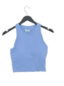 Everlast Women's T-Shirt UK 10 Blue Nylon with Elastane Sleeveless Basic - Picture 1 of 5