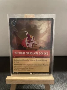Disney Lorcana: Rise of the Floodborn THE MOST DIABOLICAL SCHEME Foil 131/204 UC - Picture 1 of 3