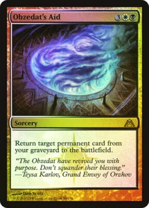 Magic The Gathering MTG OBZEDAT'S AID FOIL Dragon's Maze NM Near Mint - Picture 1 of 1