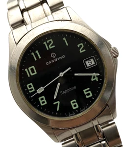 CANDINO Men's SWISS Quartz Watch 36mm (Eta 955.114) Sapphire Crystal - Picture 1 of 14