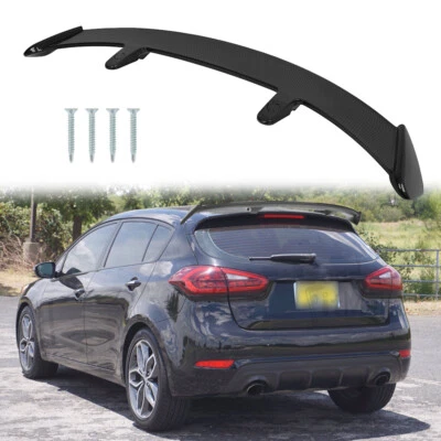 52" Rear Roof Spoiler Trunk Lip Wing Carbon Fiber Style For Kia Forte5 Rio5 Rio - Image 1 of 4