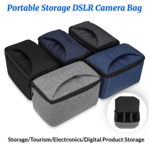 Portable New Storage Camera Bag Insert Case Partition SLR DSLR Pouch Waterproof - Picture 1 of 18