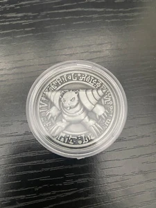 Yugioh Neo Spacian Grand Mole Silver Coin + Case - Picture 1 of 2