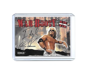 2001 WWF Fleer Raw is War War Booty WWE EDGE Auto Autogramm signed - Bild 1 von 5