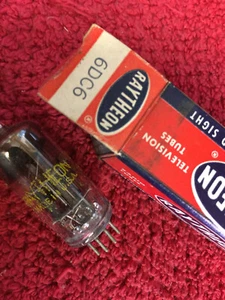6DC6 RAYTHEON VINTAGE RÖHRE NOS - Bild 1 von 1