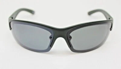 Foster Grant POLARIZED Dark Green Half Rim Wrap Mens Sunglasses 100%UV FS 1 GM - Image 1 of 4
