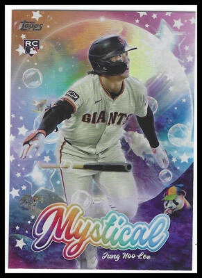 Jung Hoo Lee 2024 Topps Update Mystical #MYS19 San Francisco Giants Rookie Card - Image 1 of 2