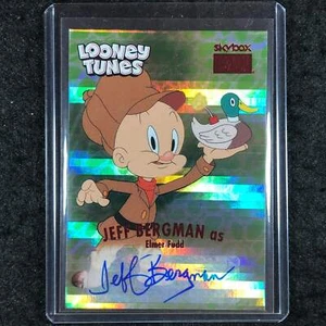 2024 Fleer Retro Looney Tunes BERGMAN ELMER FUDD Skybox Retro Rubies Auto #27 - Picture 1 of 1