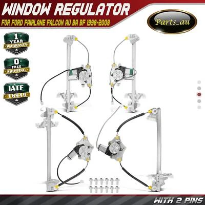 4x Front & Rear Window Regulators for Ford Fairlane Falcon AU BA BF 1998-2008 - image 1 of 4