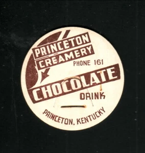 Tapa de botella de chocolate Princeton Creamery Princeton, Kentucky - Imagen 1 de 1