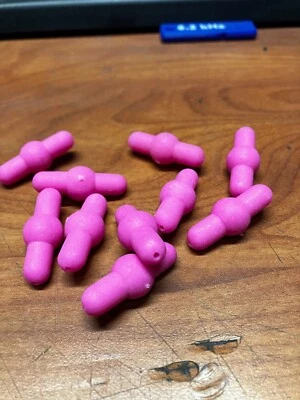 10 BowJax Speed String Sleeve Silencers Pink - Image 1 of 2