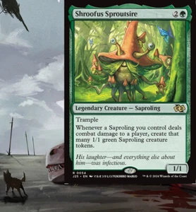 Shroofus Sproutsire Saproling Commander Deck MTG Magic Ready-to-Play Green EDH - Picture 1 of 12