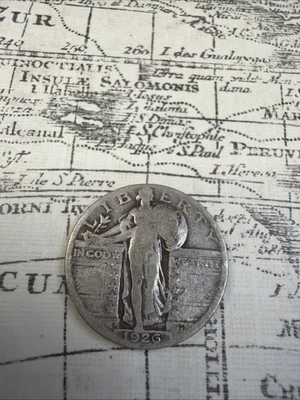 1926 S Standing Liberty Quarter - G - SLQ8 - Image 1 of 4