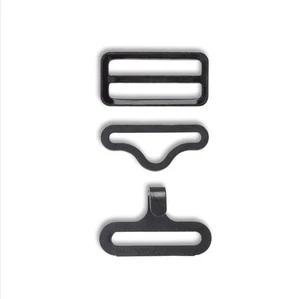 Nuevo Pajarita Sujetadores Ajustables Herrajes Clips Accesorios 24 Piezas Cada Uno Negro - Imagen 1 de 8