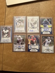 2021 Leaf signature football HOF Andre Reed and numerous Draft rookies autograph - Picture 1 of 15