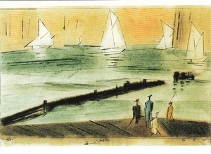 Tarjeta de arte: Lyonel Feininger - Regata - Imagen 1 de 1