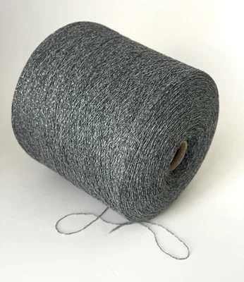 Cachemira Lurex hilo de encaje Lopo Piana pelo grueso 100 g/1300 m, por 100 g (3,52 oz) Foto 1 de 4