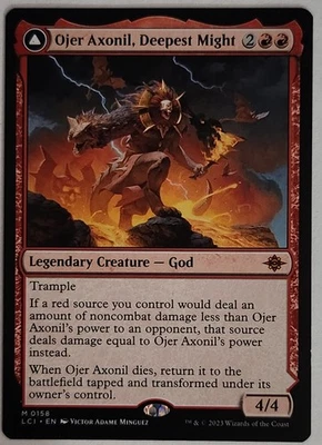 Ojer Axonil, Deepest Might MTG LCI 0159 NM Mythic Red Burn GOD - Image 1 of 2