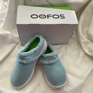 OOFOS OOCOOZIE WOMEN'S Mule Blue SHOE Size 8 Indoor/Outdoor - Picture 1 of 12