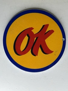 Vintage Chevrolet OK Used Cars Sign Reproduction 4” Magnet Quality Material  - Picture 1 of 3