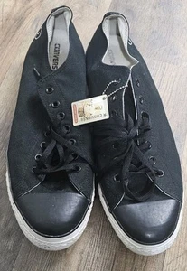 2012 CONVERSE CHUCK TAYLOR CT HIROSHI FUJIWARA FRAMMENTO DI BUE NERO BIANCO A02249 15 - Foto 1 di 5