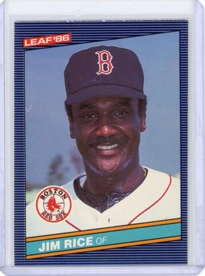 1986 LEAF JIM RICE #146 BOSTON RED SOX HOF - Image 1 of 2