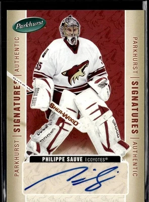 05/06 PARKHURST SIGNATURES #PS PHILIPPE SAUVE - Image 1 of 2