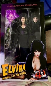 NECA ELVIRA Unpleasant Dreams Mistress of the Dark 40 years Doll Figure - Picture 1 of 5