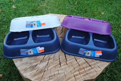 NEU 4x Doppel Futternapf 28cm Katze Hund (statt Stück 4,49) - Bild 1 von 2