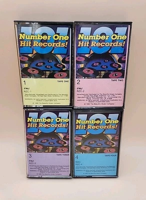 101 Number One Hit Records 4 Tape Complete Set 1990. The Beautiful Music Company - Image 1 of 4