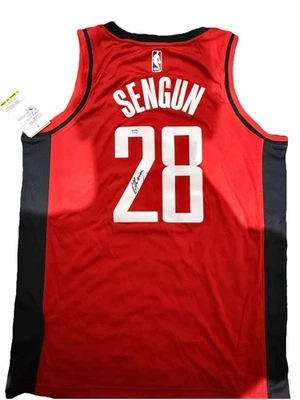 ALPEREN SENGUN  signed autographed HOUSTON ROCKETS Jersey w/ COA PSA - Image 1 of 2
