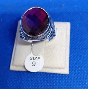 NEU MIT ETIKETT HERRENMODE RETRO INTARSIEN ELEGANTER RING GRÖSSE 8 - Bild 1 von 4