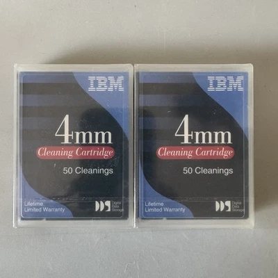 2x IBM 4mm Cleaning Tape Cartridge Compatible w/ DDS Digital Data Storage Drives - Image 1 of 3