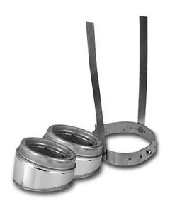Metal Best Ultra Temp 15 Grad Winkel Kit SS doppelwandig isoliertes Rohr 6" 7" 8" - Bild 1 von 1