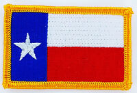 80 x 50 mm Bundesstaat Texas Flagge Austin Patch USA Aufnäher Aufbügler 1118 X 