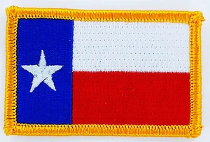 PARCHE Parche BANDERAS bandera TEXAS ESTADOS DE EE. UU. bandera bandera 7x4,5 cm  - Imagen 1 de 1