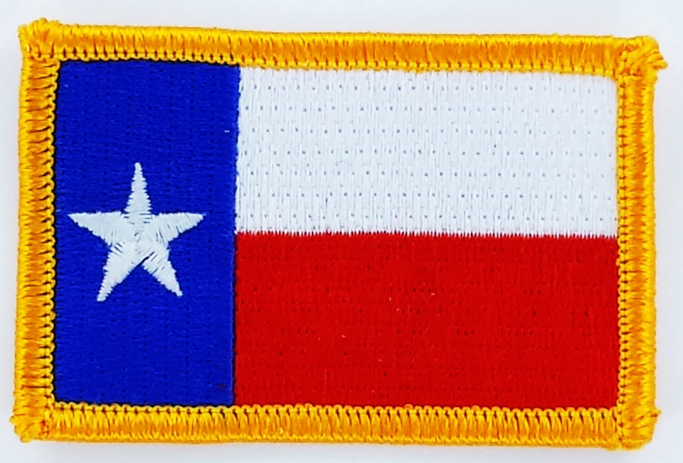 AUFNÄHER Patch FLAGGEN flagge TEXAS USA STAATEN flag Fahne 7x4.5cm  - Bild 1 von 1