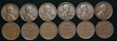 1931-P 1931-D 1932-P 1932-D 1933-P 1933-D***6 Lincoln Cents**all VG or better Cover