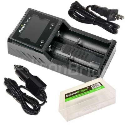 Fenix ARE-A2 Battery charger for 16340 26650 14500 AA w/car cable - Image 1 of 4