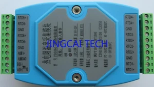 6 Channels PT100 PT1000 Temperature Collector Acquisition Module MODBUS RTU - Bild 1 von 1