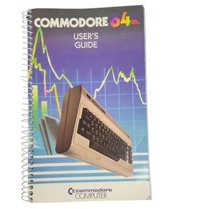 Commodore 64 Users Guide Spiral-Bound Manual Vintage 1982 - Afbeelding 1 van 6