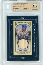 2011 Topps Gypsy Queen Framed Mini Relics #JR Jackie Robinson BGS 9.5