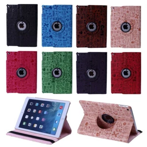 Apple iPad 2, 3, 4 Leather 360 Rotating Smart Case Cover - Little Witch - Picture 1 of 13